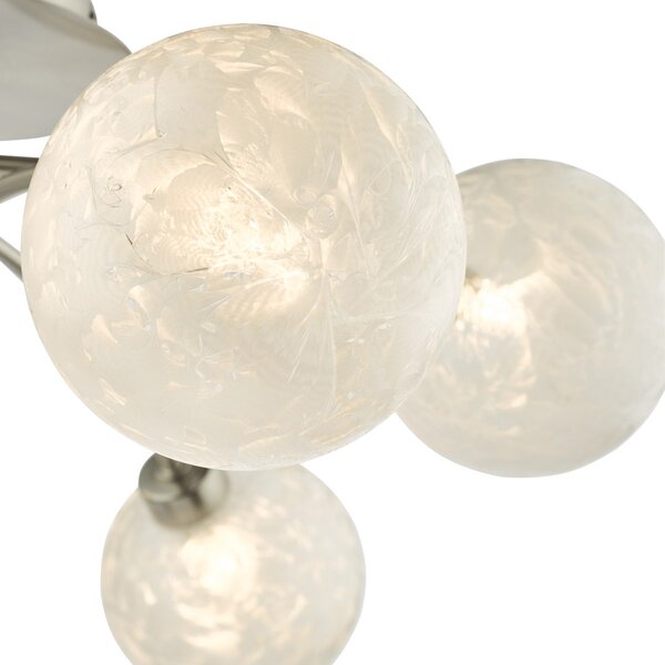 Dar Lighting modern mennyezeti lámpa avari szatén nikkel darava6446