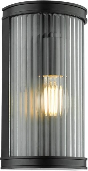 Dar Lighting modern fürdőszobai lámpa anund matt fekete daranu0722