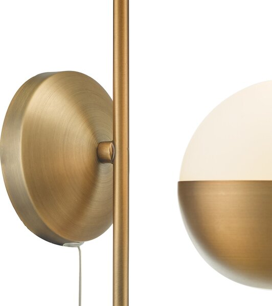 Dar Lighting modern fali lámpa andre antik réz darand0742