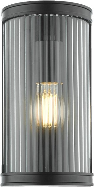 Dar Lighting modern fürdőszobai lámpa anund matt fekete daranu0722