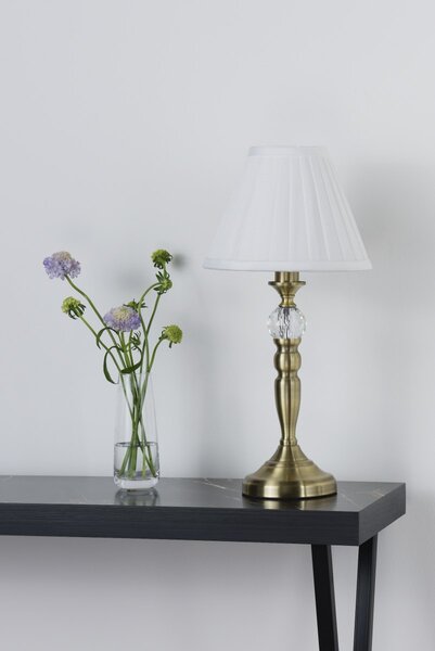 Dar Lighting glamour asztali lámpa beau antik sárgaréz darbea4075
