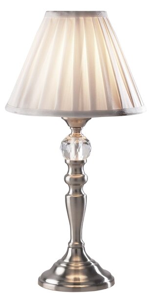 Dar Lighting glamour asztali lámpa beau szatén króm darbea4046