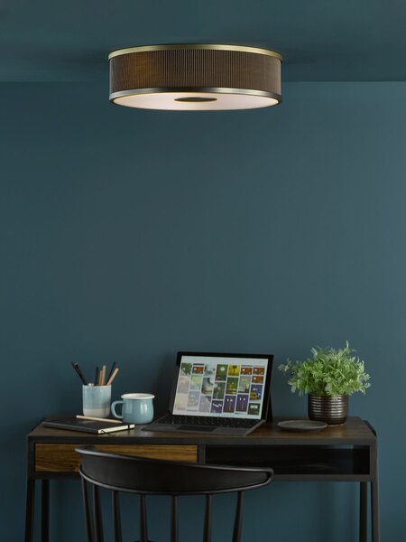 Dar Lighting modern mennyezeti lámpa alvaro antik bronz daralv5239