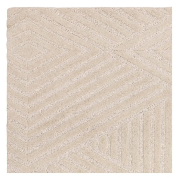 Krémszínű gyapjú szőnyeg 200x290 cm Hague – Asiatic Carpets