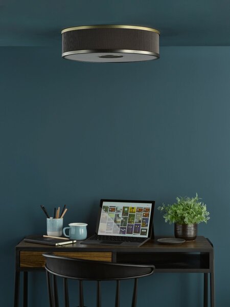 Dar Lighting modern mennyezeti lámpa alvaro antik bronz daralv5239