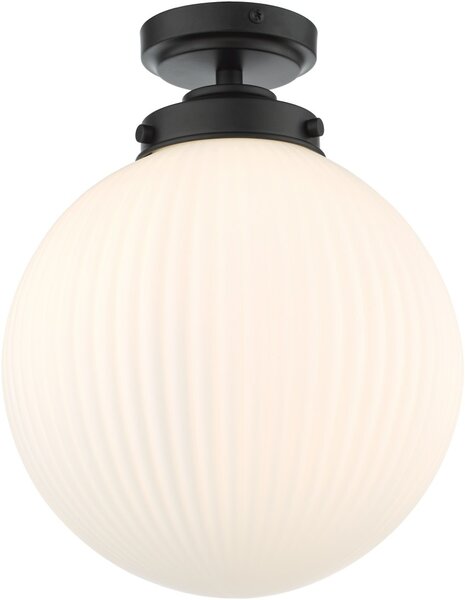 Dar Lighting modern mennyezeti lámpa alrik matt fekete daralr0122