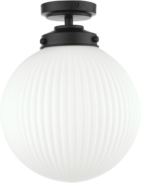 Dar Lighting modern mennyezeti lámpa alrik matt fekete daralr0122