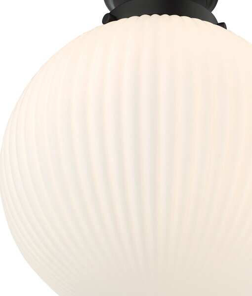 Dar Lighting modern mennyezeti lámpa alrik matt fekete daralr0122