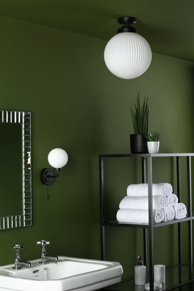 Dar Lighting modern mennyezeti lámpa alrik matt fekete daralr0122