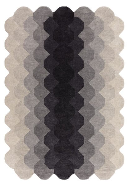Szürke gyapjú szőnyeg 120x170 cm Hive – Asiatic Carpets