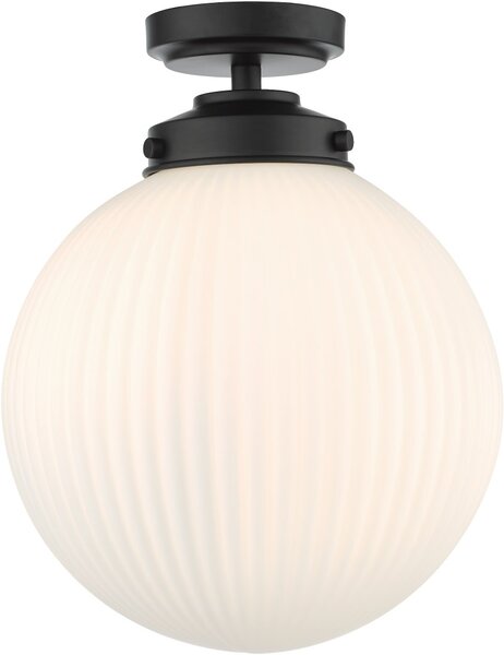 Dar Lighting modern mennyezeti lámpa alrik matt fekete daralr0122