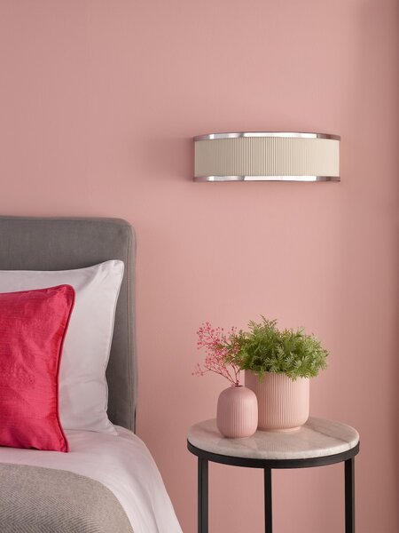 Dar Lighting modern fali lámpa alvaro csiszolt króm daralv0733