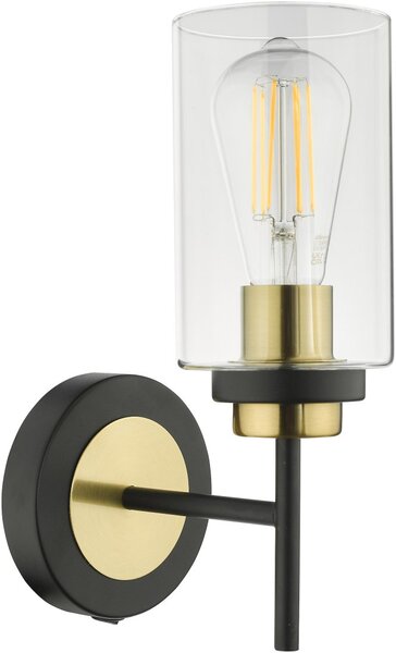 Dar Lighting vintage fali lámpa abel fekete darabe0754