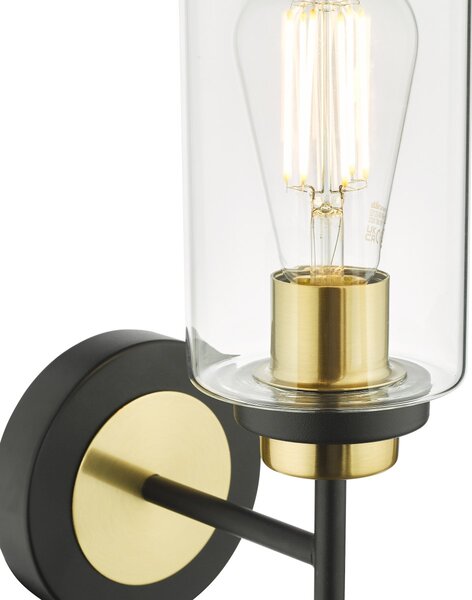 Dar Lighting vintage fali lámpa abel fekete darabe0754