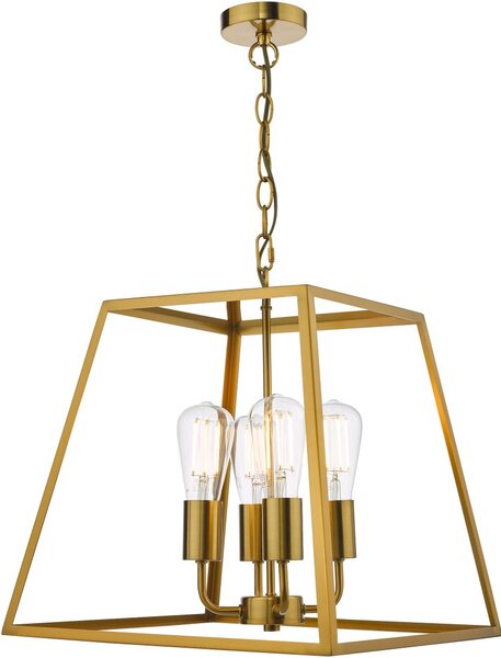 Dar Lighting klasszikus vintage függeszték academy sárgaréz daraca8635