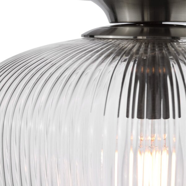 Dar Lighting modern mennyezeti lámpa abrielle polírozott nikkel darabr5208