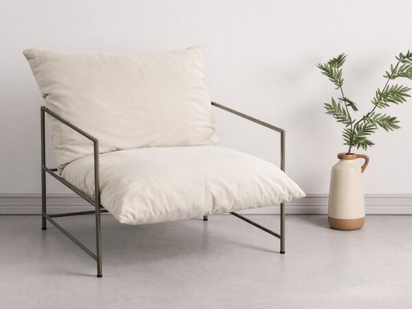 Fotel Dallas 5165, Kárpit, 62x70x73cm, Bézs