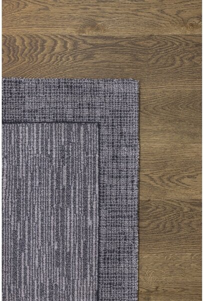 Sötétszürke gyapjú szőnyeg 133x180 cm Linea – Agnella