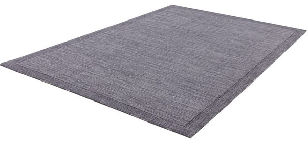 Sötétszürke gyapjú szőnyeg 133x180 cm Linea – Agnella