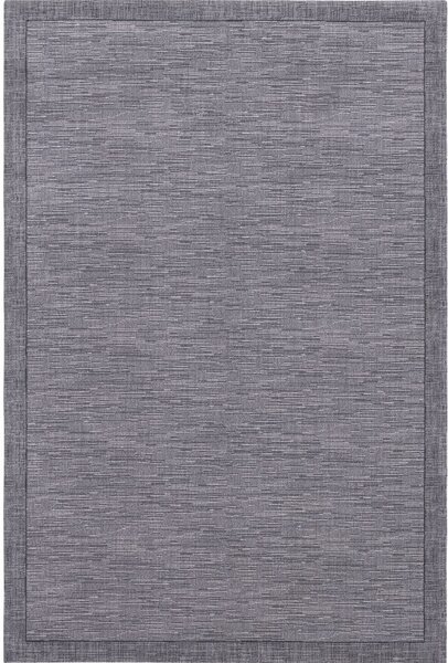 Sötétszürke gyapjú szőnyeg 133x180 cm Linea – Agnella
