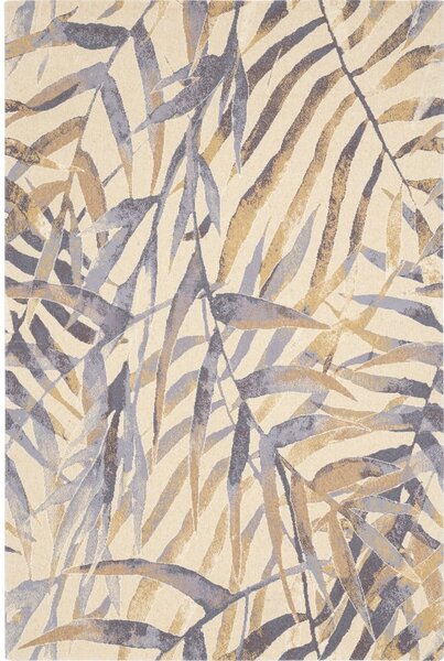 Bézs gyapjú szőnyeg 133x180 cm Florid – Agnella