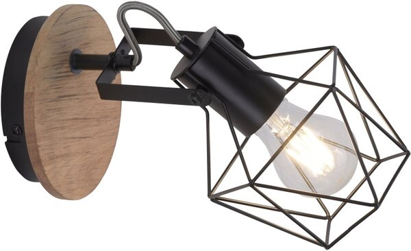 Paul Neuhaus loft fali lámpa jaro fekete fa pln15671-78