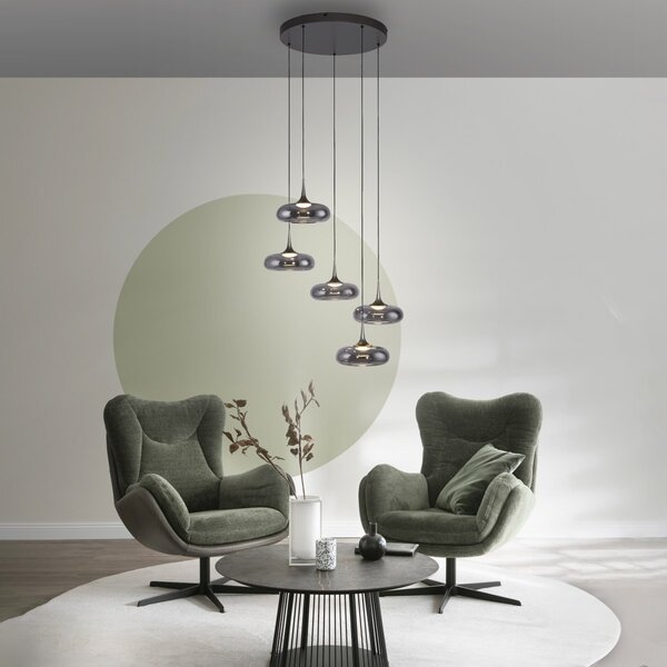 Paul Neuhaus modern függeszték posh szürke pln15694-15
