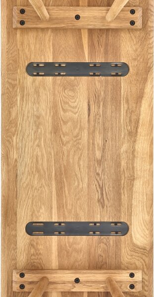 Villa Collection Tölgyből készült öltözőasztal Bodo 100 x 44,5 cm