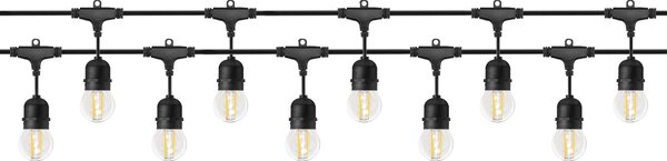 Kerti lámpa black WOJ+14342