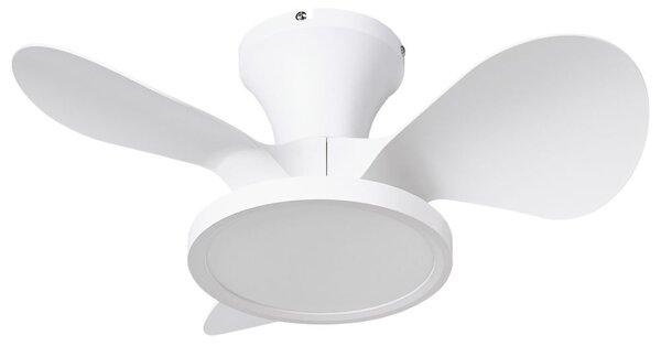 Mennyezeti ventilátor világítással PUNTI Távirányítóval LED Fehér