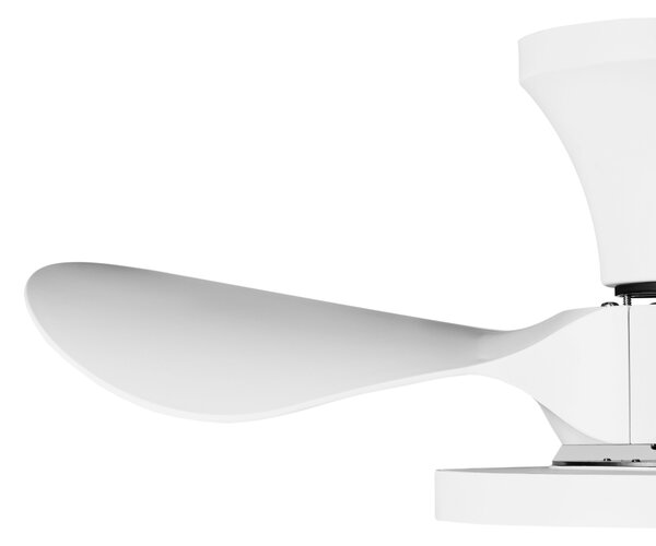 Mennyezeti ventilátor világítással PUNTI Távirányítóval LED Fehér