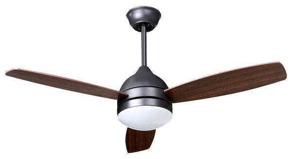 Mennyezeti ventilátor világítással MANSALA Távirányítóval LED Sötétbarna