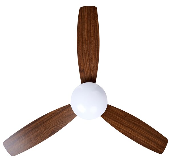 Mennyezeti ventilátor világítással MANSALA Távirányítóval LED Sötétbarna