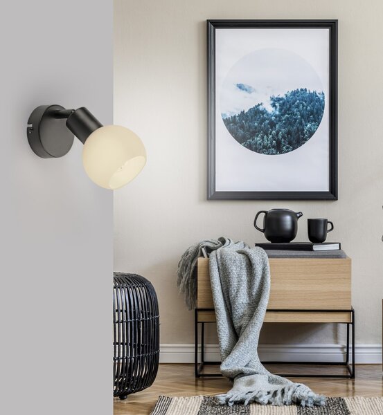 Paul Neuhaus modern spot lámpa loki fekete pln12150-18