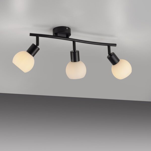 Paul Neuhaus modern spot lámpa loki fekete pln12152-18