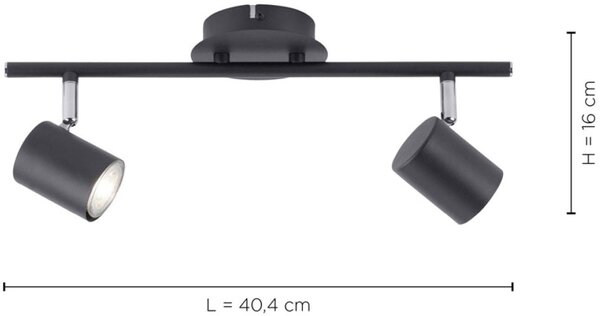 Paul Neuhaus modern spot lámpa tarik antracit pln11942-13