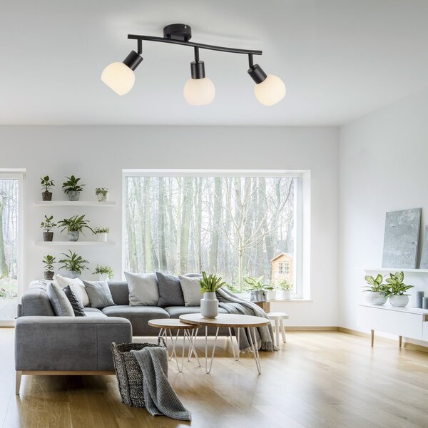 Paul Neuhaus modern spot lámpa loki fekete pln12152-18