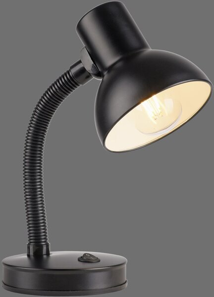 Paul Neuhaus modern asztali lámpa flexi fekete pln11080-18