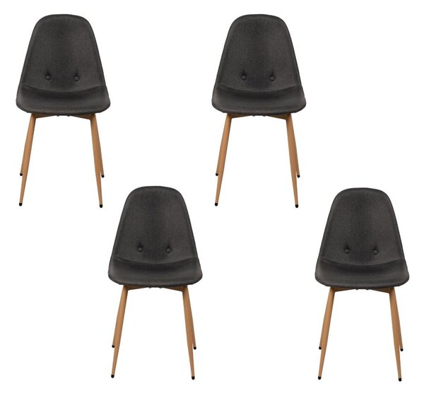 Avenberg RIVA Étkezőszék szett - 4db, szürke