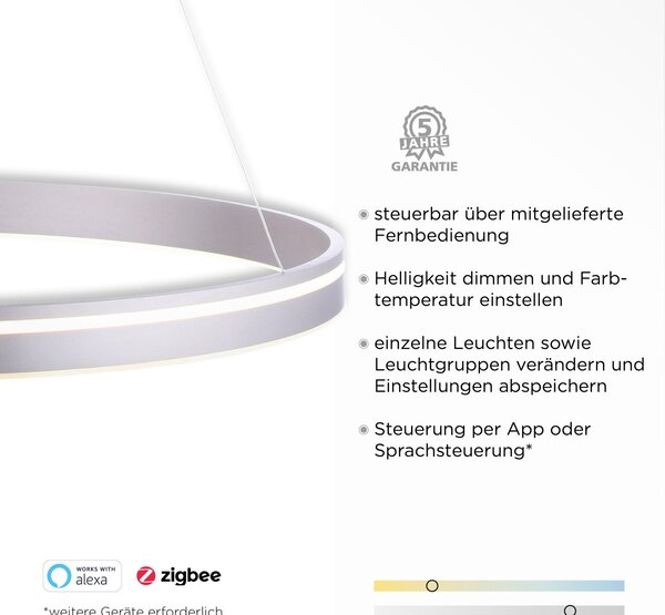 Paul Neuhaus modern függeszték q-vito ezüst pln8412-55