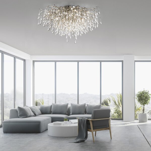 Paul Neuhaus glamour modern mennyezeti lámpa icicle acél pln8092-55