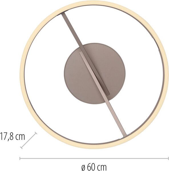Paul Neuhaus modern mennyezeti lámpa pure loop barna pln6552-97