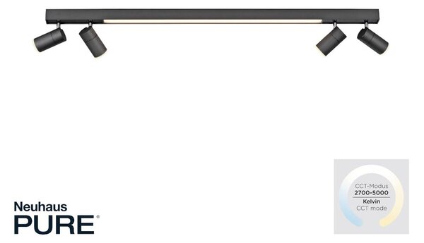 Paul Neuhaus modern spot lámpa pure-line antracit pln6121-13