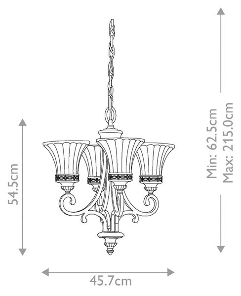 Klasszikus csillár, DRAWING ROOM 4