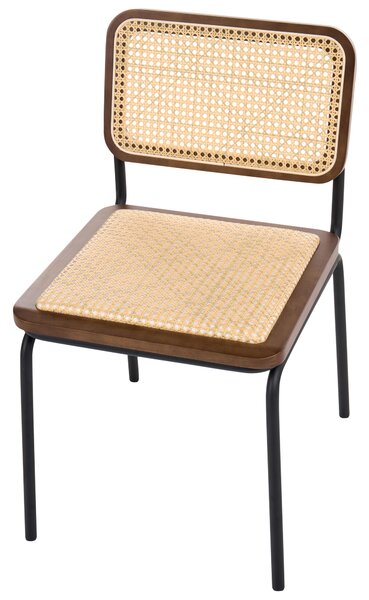 Étkezőszék kétdarabos szettben CORVALLIS PE Rattan Barna