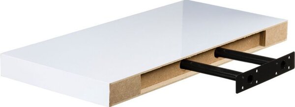 STILISTA Fali polc Volato 80 cm fényes fehér