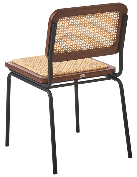 Étkezőszék kétdarabos szettben CORVALLIS PE Rattan Barna