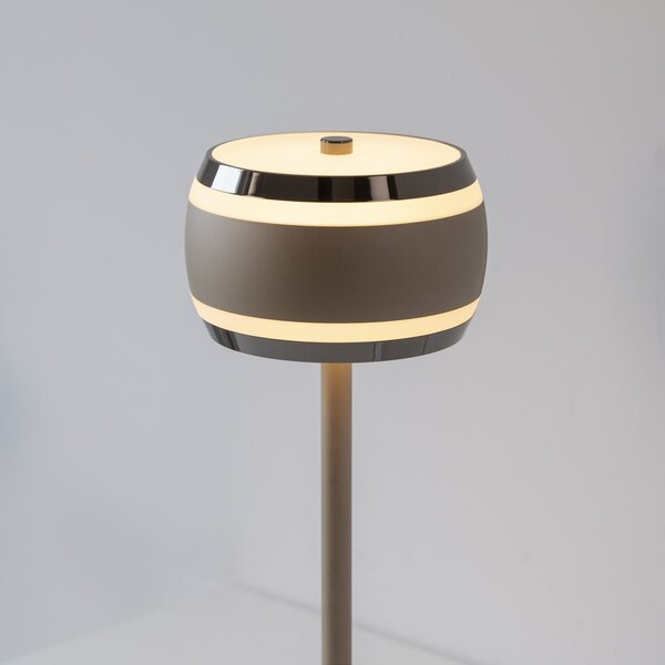 Paul Neuhaus modern asztali lámpa pure falling rings barna króm pln4503-97
