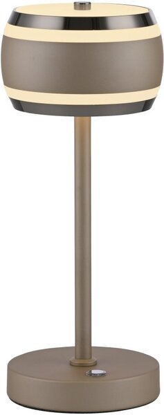Paul Neuhaus modern asztali lámpa pure falling rings barna króm pln4503-97