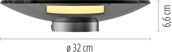 Paul Neuhaus modern asztali lámpa pure moon szürke pln4594-15